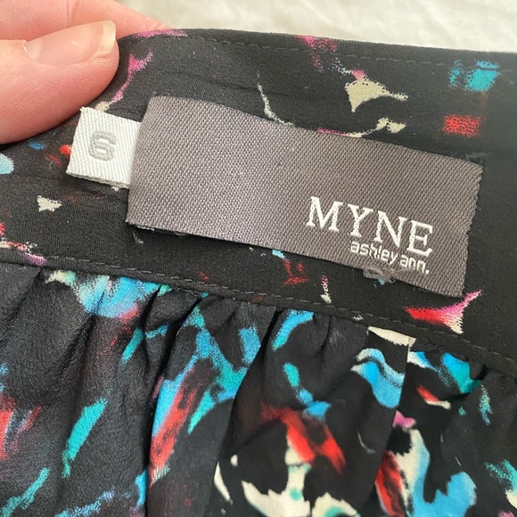Myne Silk Mini Skirt - Picture 4 of 4